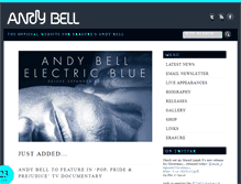 Tablet Screenshot of andybell.com
